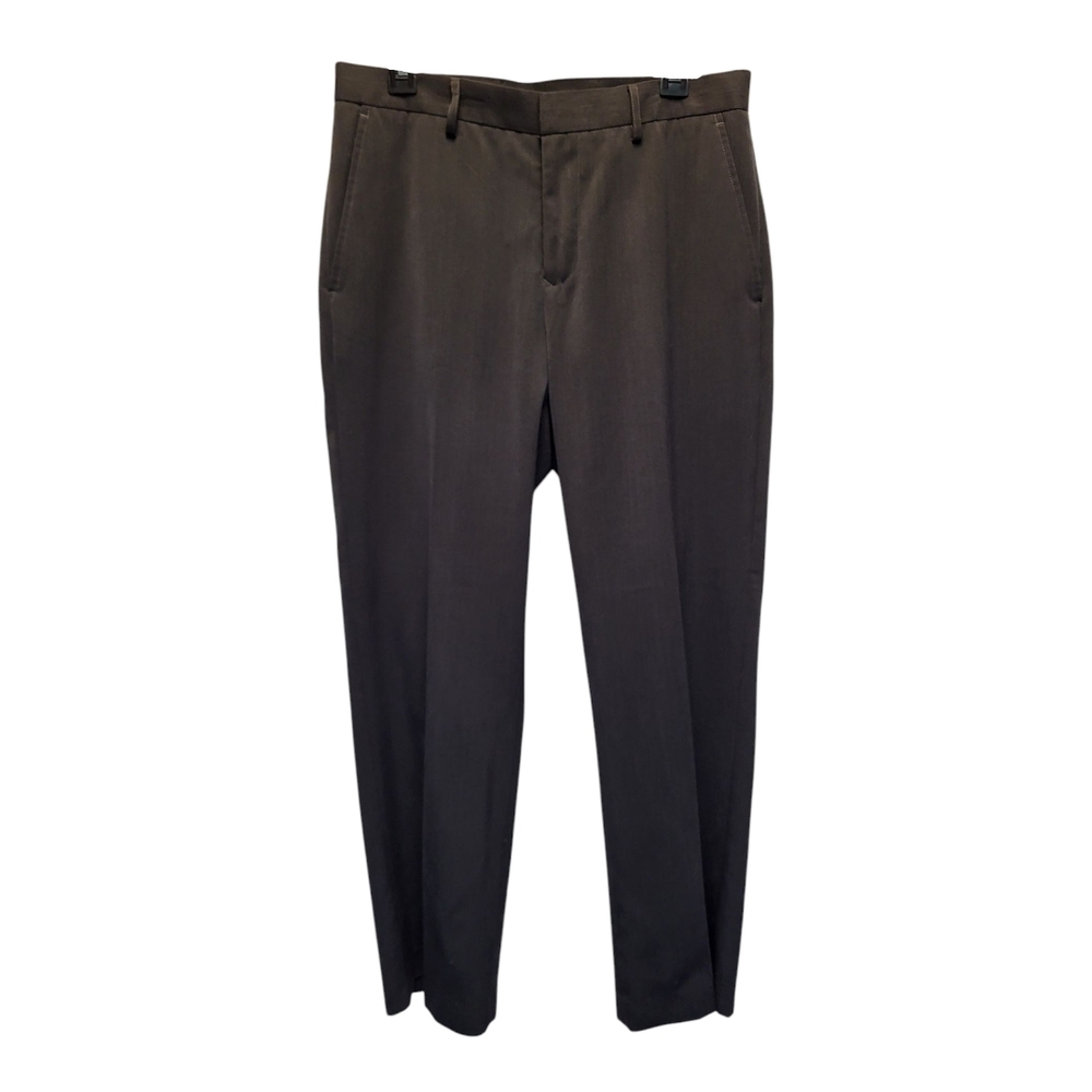 J. Ferrar Men's Black Dress Pants with Pressed Creases W32 x L30